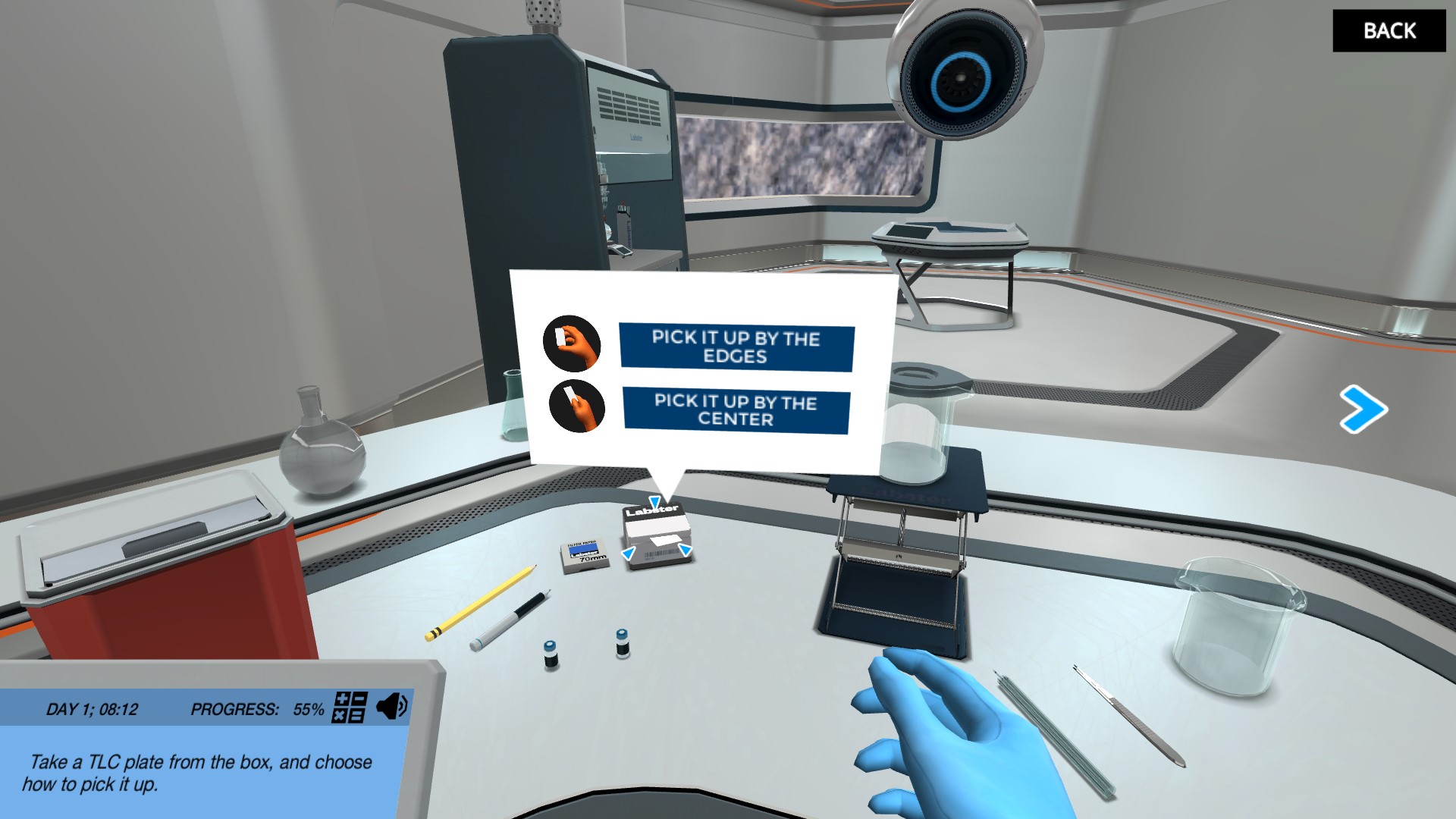 薄层色谱:分离混合物并监测反应的进展(屏幕截图2)