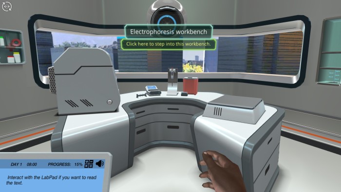 NAG 1 simulation screenshot. Discover the power of virtual labs.