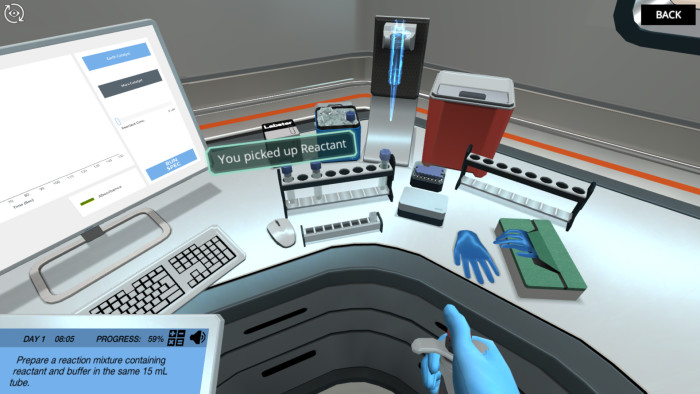 ENL 3 simulation screenshot. Discover the power of virtual labs.