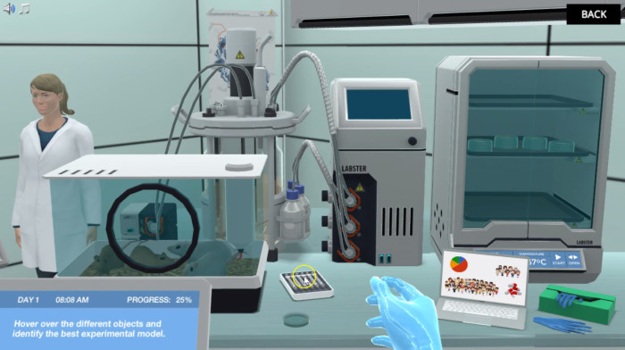 EXP 3 simulation screenshot. Discover the power of virtual labs.