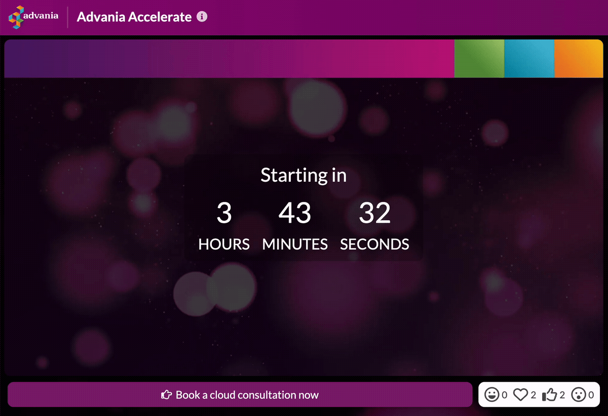 Nedräkning inför webbinarium