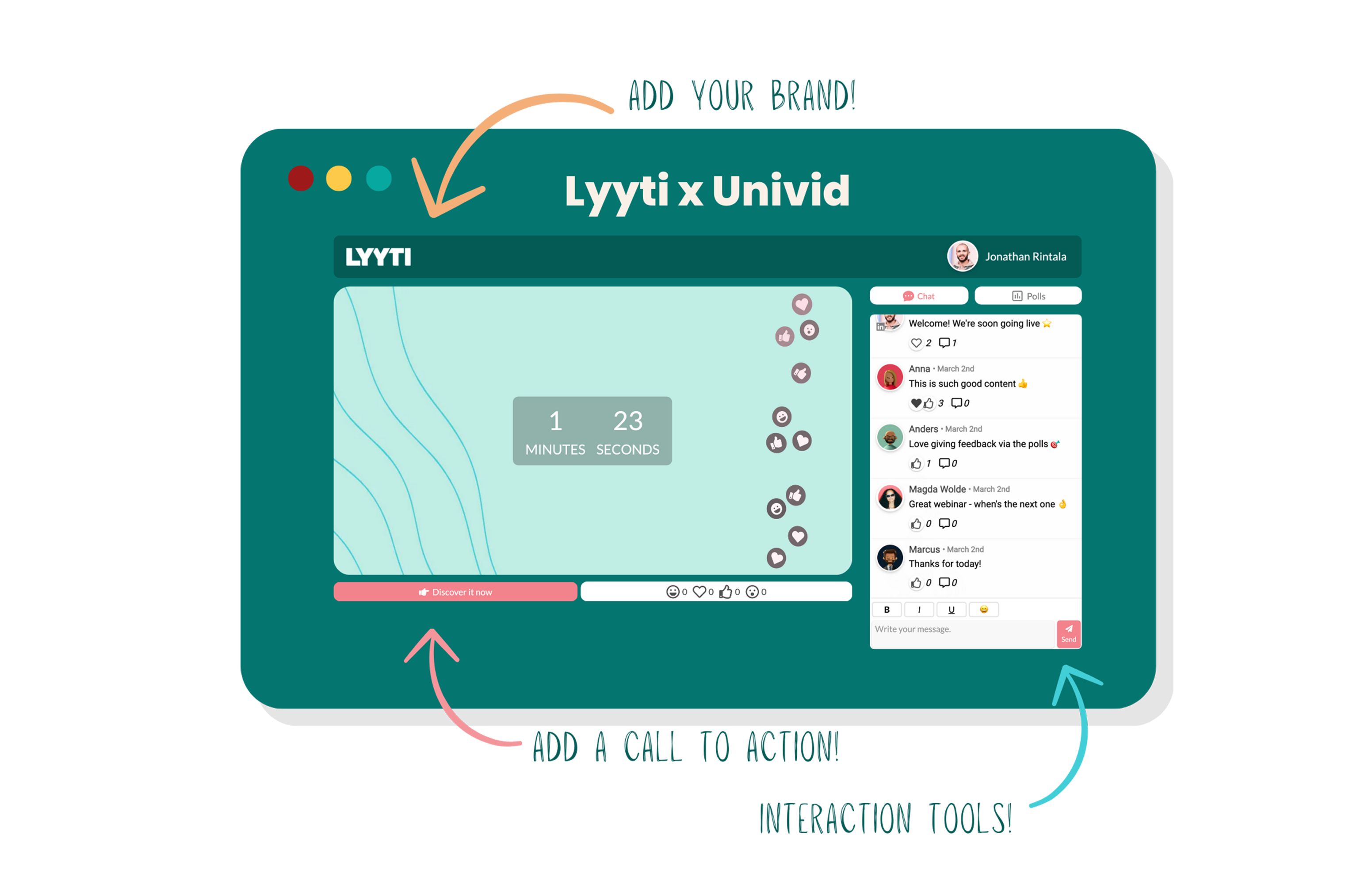 Lyyti x Univid - Live-event och webbinarium