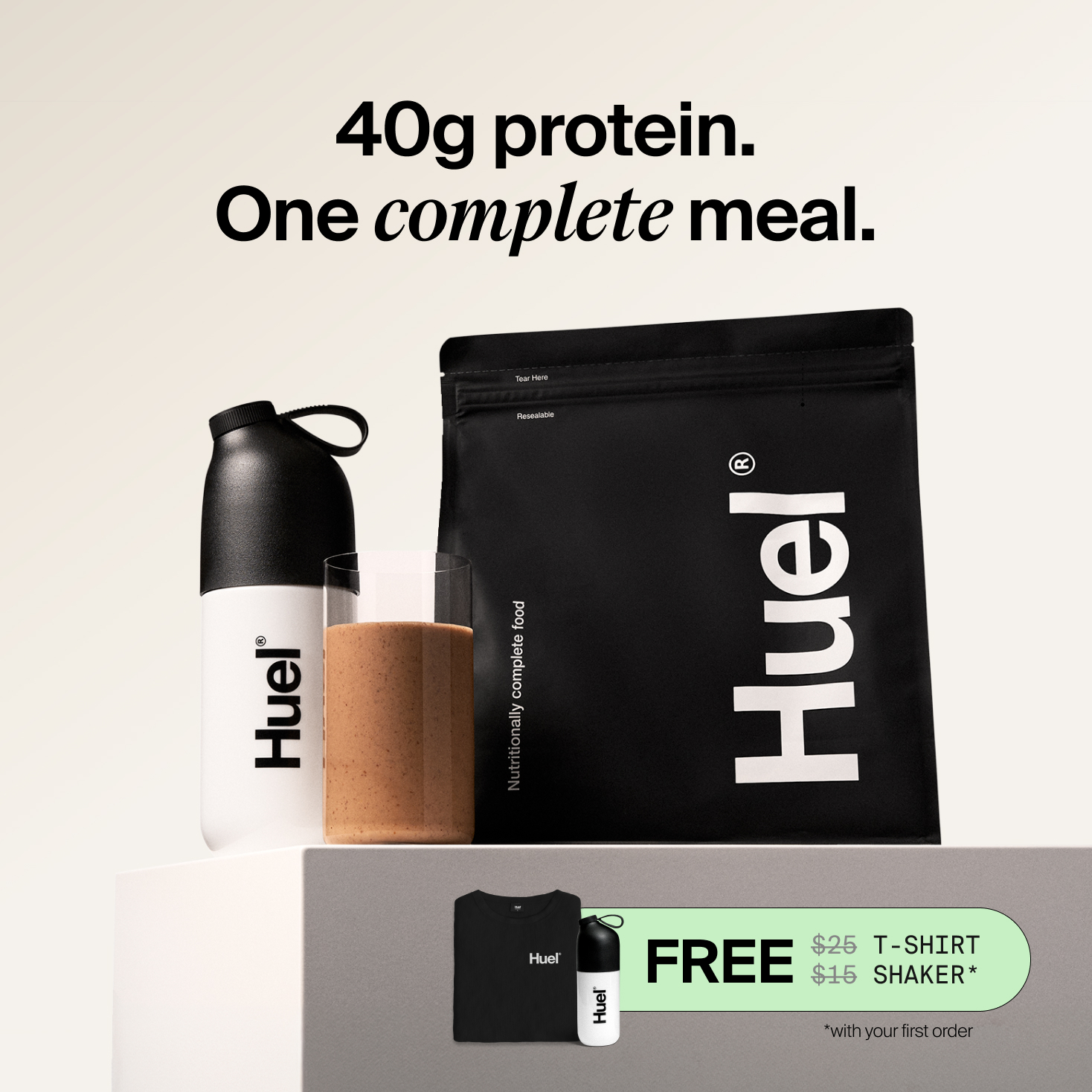 Black Edition | Meal Replacement Protein Powder | Huel US