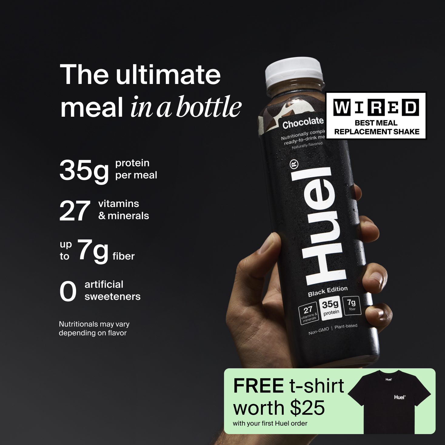 Black Edition RTD | Protein Meal Replacement Shake | Huel US
