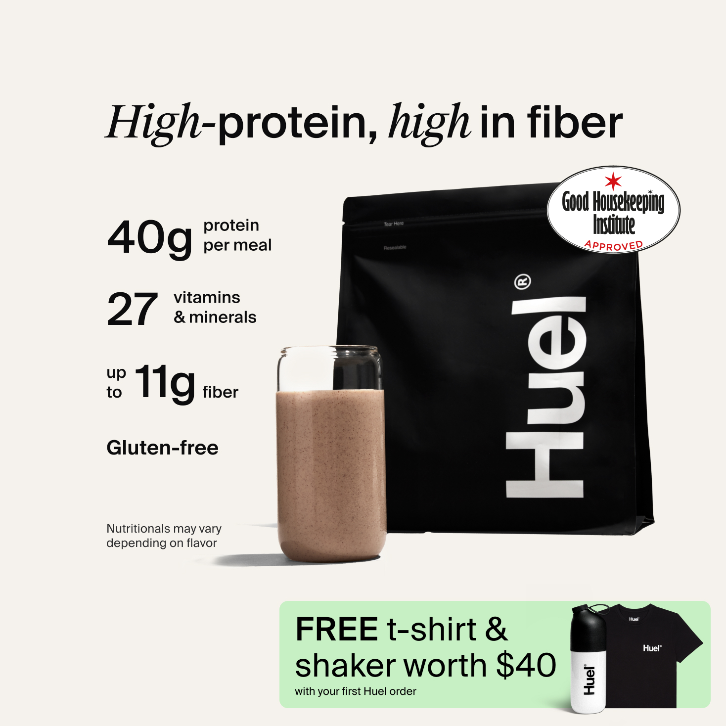 Black Edition | Meal Replacement Protein Powder | Huel US