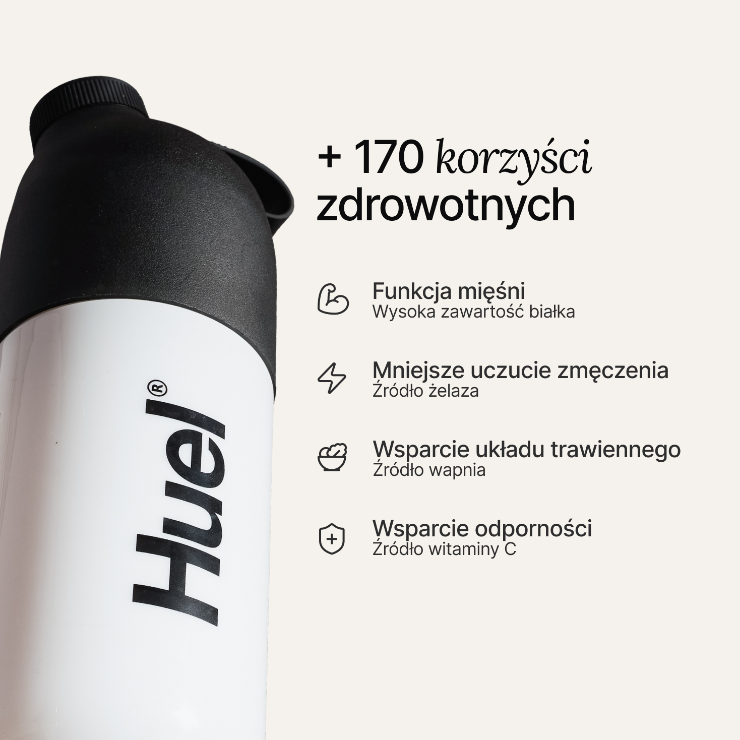 Huel Black Edition 4袋 Black Edition | Wysokobiałkowy posiłek w proszku | Huel PL
