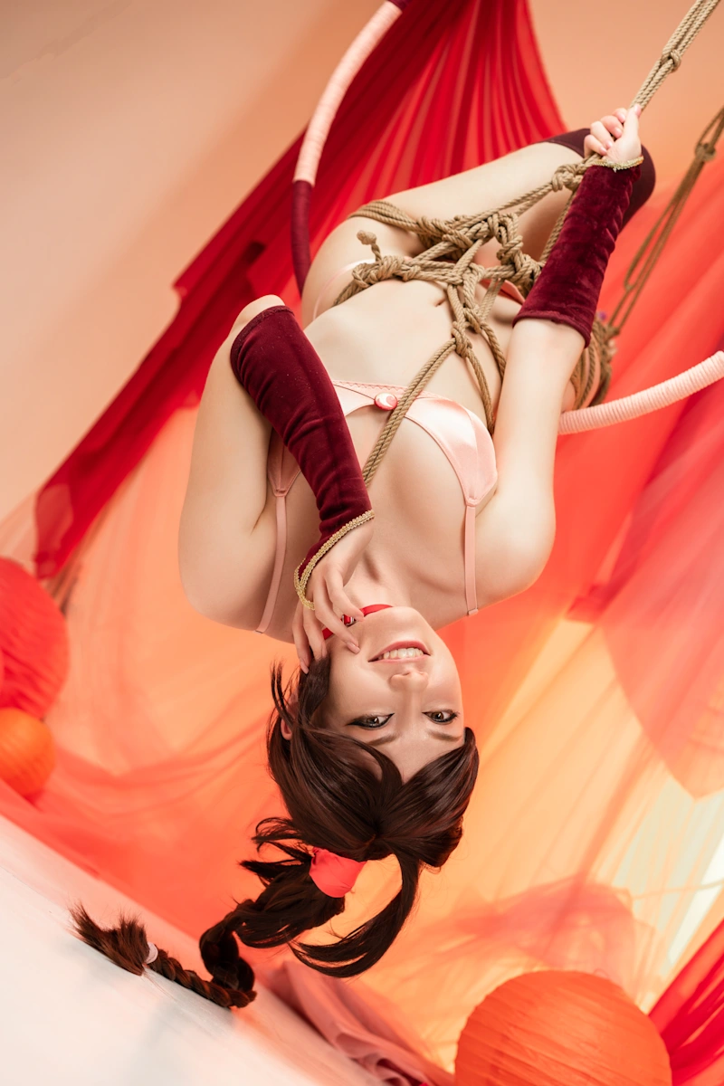 CarryKey Ty Lee suspended on a hoop - gallery image 1