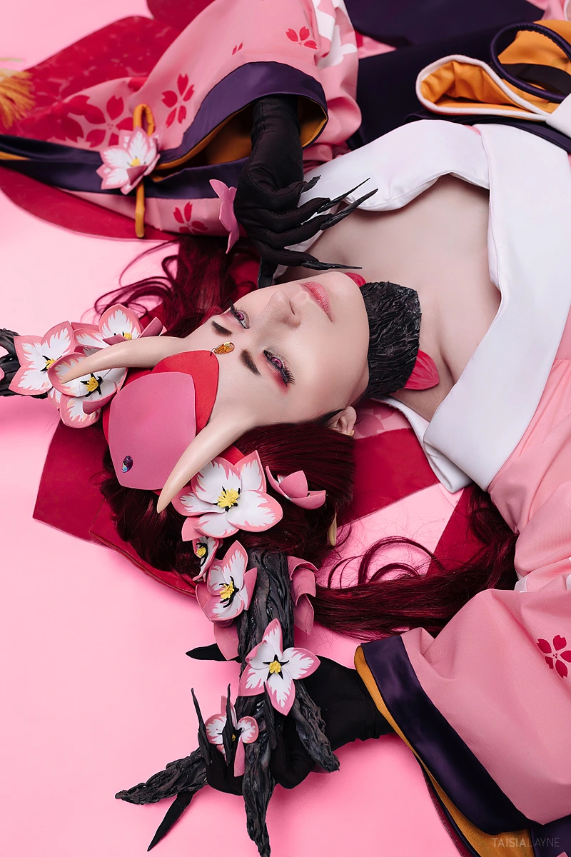 Momo no Sei cosplay shibari shoot with suspension (ONMYOJI) - gallery image 2