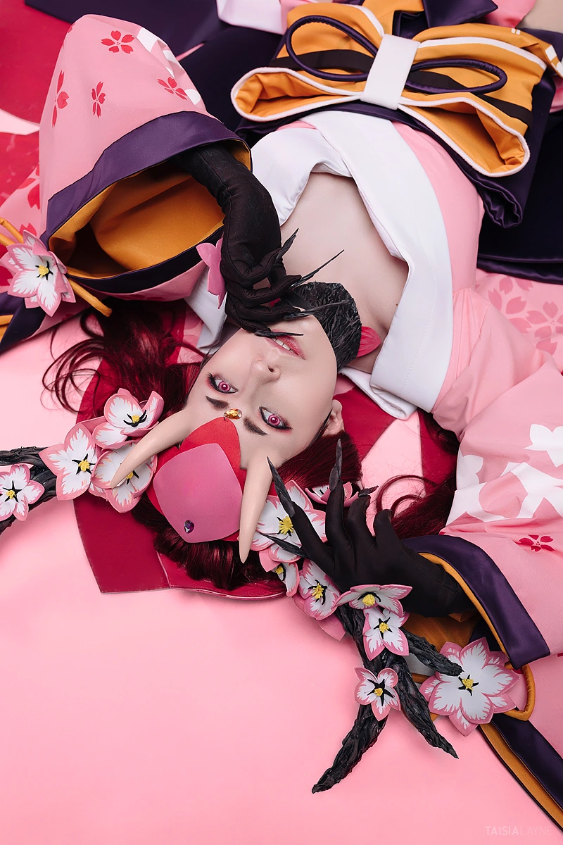 Momo no Sei cosplay shibari shoot with suspension (ONMYOJI) - gallery image 1