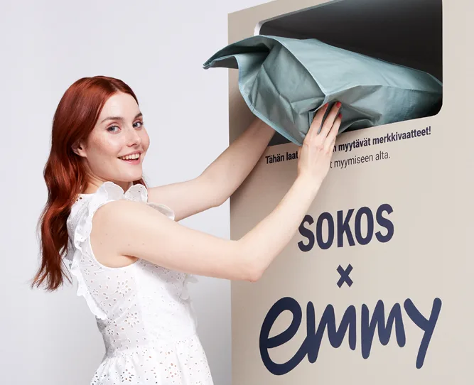 Emmy-myyntilaatikot löytyvät kaikista Sokos-tavarataloista.