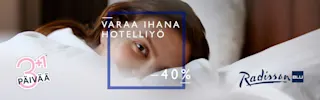Radisson Blu: varaa ihotelliyö –40 %