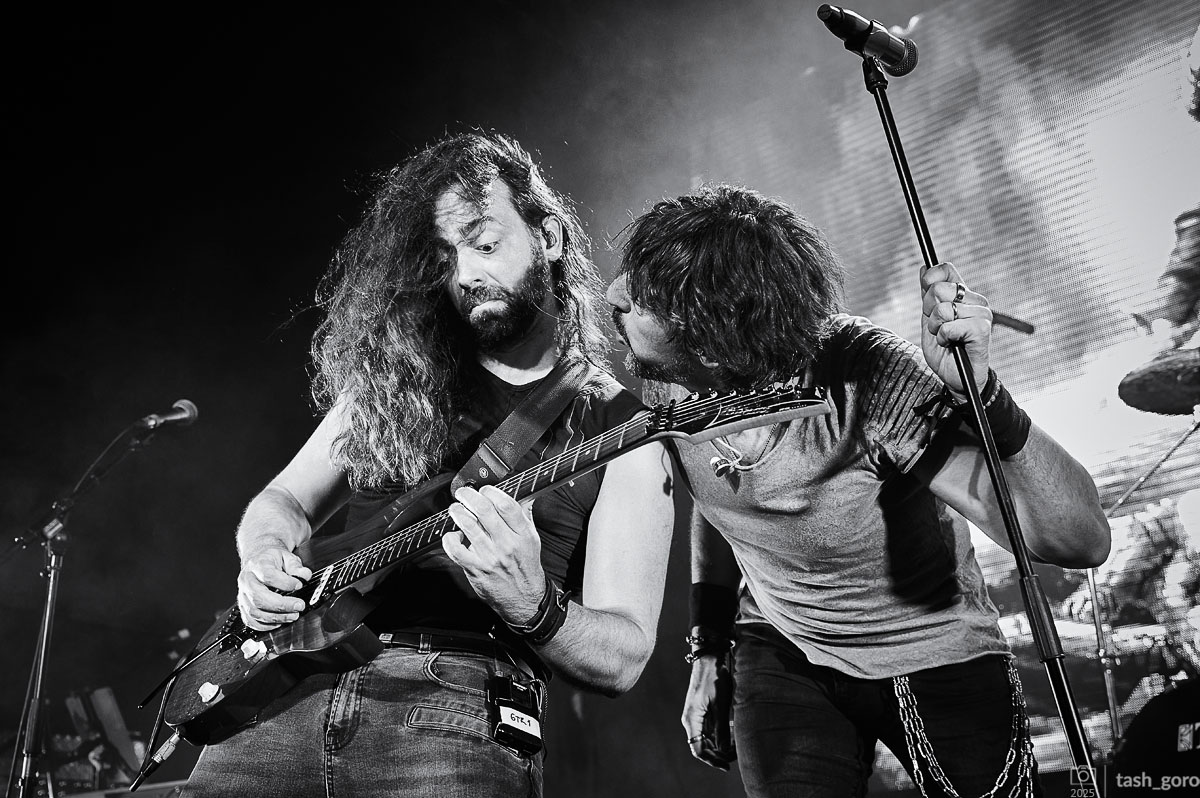 Eric Antonello and Ivan Giannini during the Russian tour