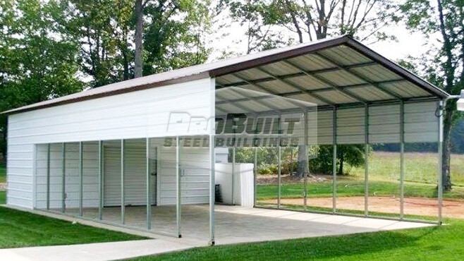 22x51 Vertical Roof Utility Building
