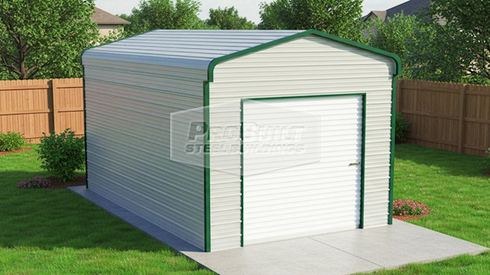 12x20 Regular Roof Garage
