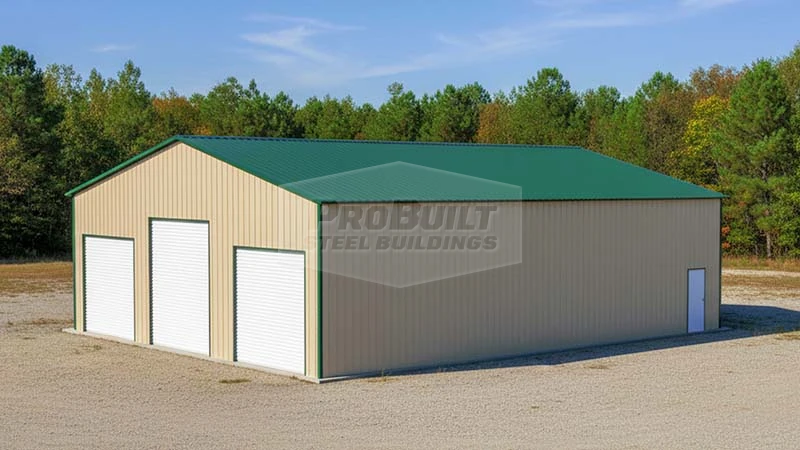 40x50 Metal Warehouse - Probuilt Steel Buildings