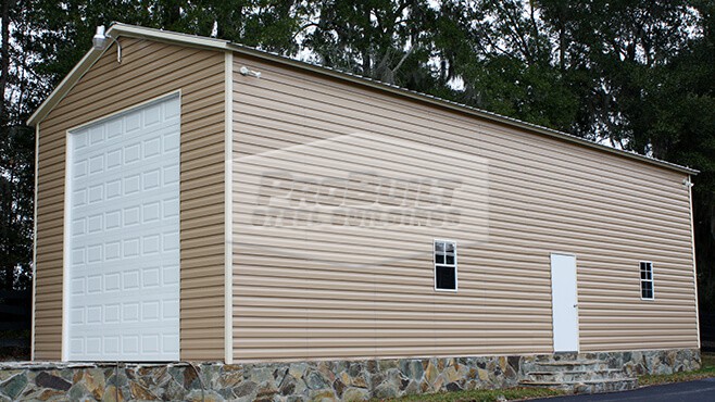 18x51 Vertical Roof RV Garage