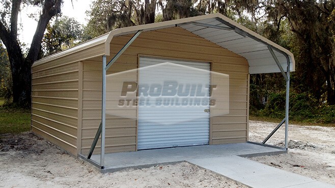 12x21 Regular Roof Utility Building