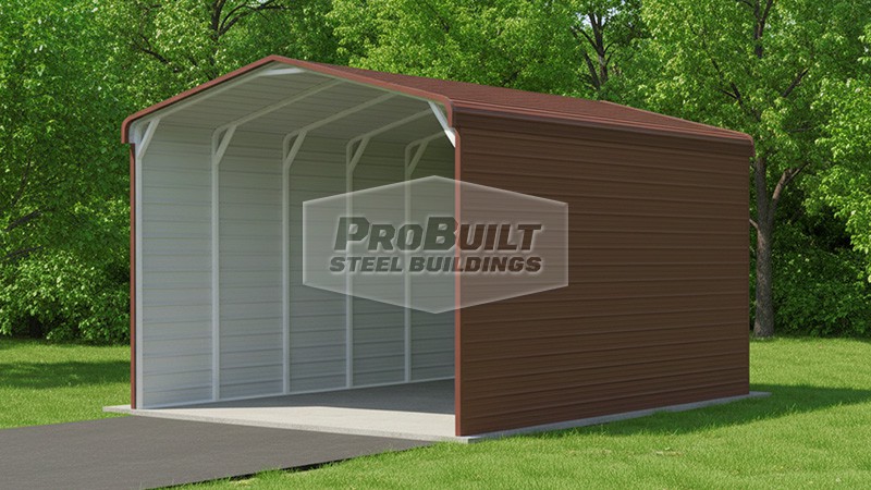 18x25 Regular Roof Carport