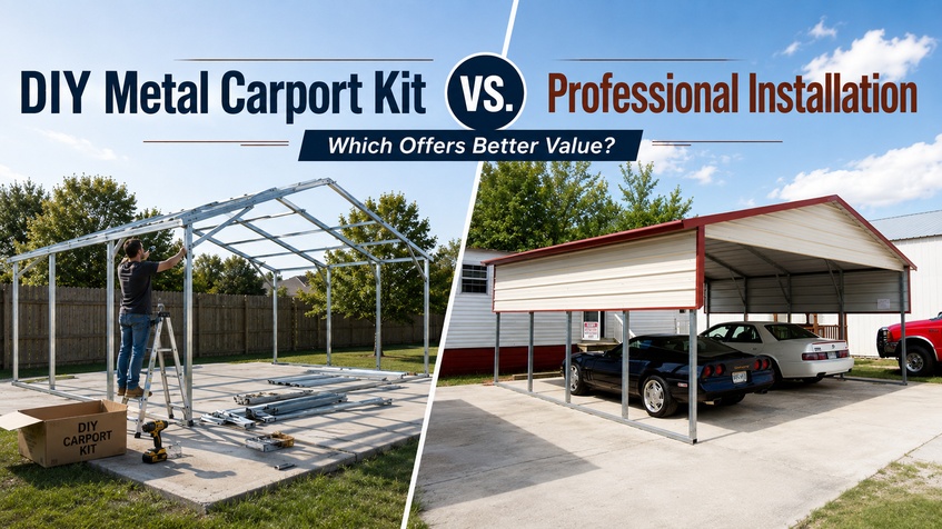 thumbnail-DIY Metal Carport Kit vs. Professional Installation: Which Offers Better Value