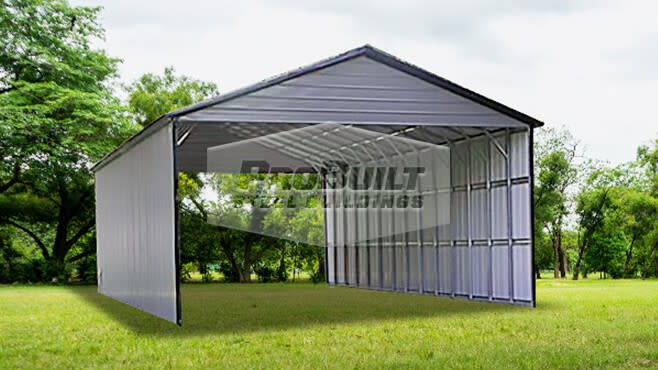 28x55 Metal RV Carport
