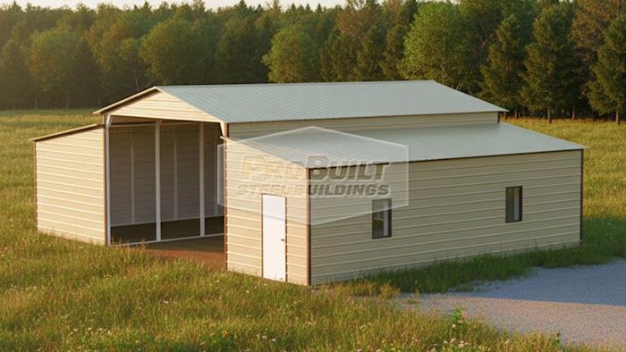 40x30 Steel Barn