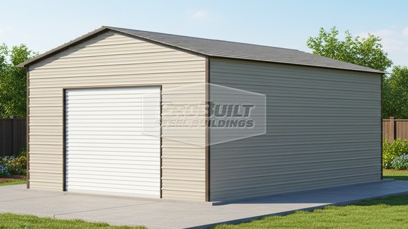 18x25 Steel Garage