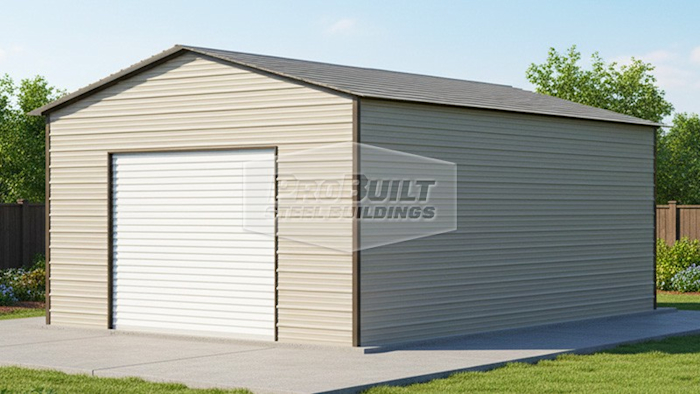 18x25 Steel Garage