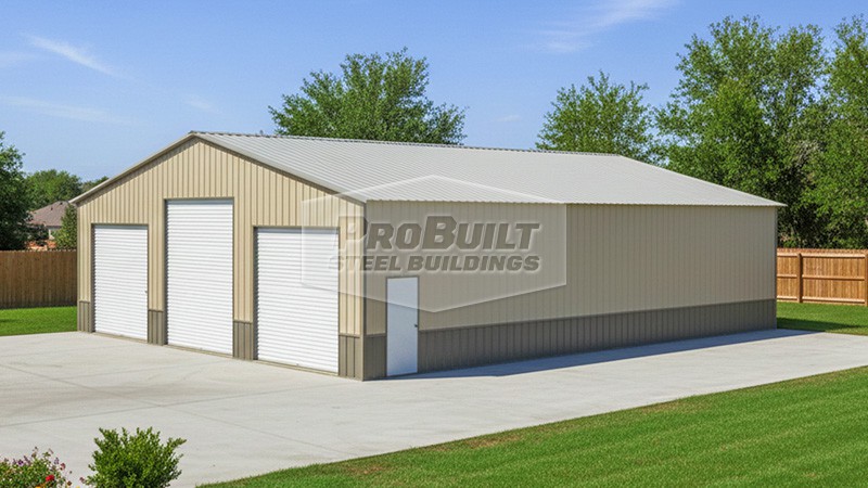 40x50 Vertical Metal Garage
