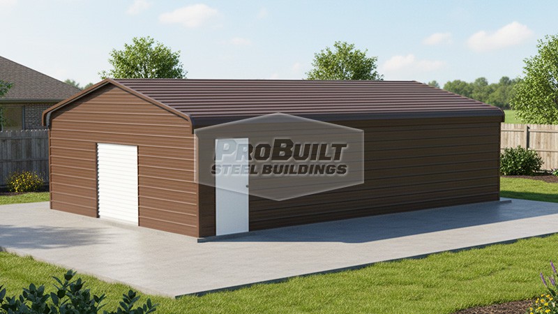 20x30 Regular Roof Garage