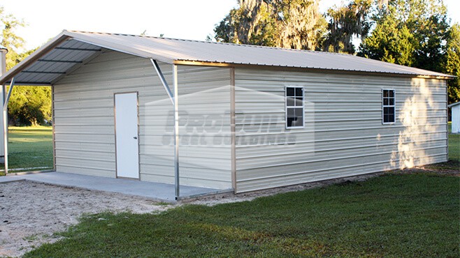 24x41 Vertical Roof Utility Building