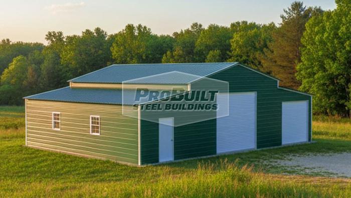 42x30 Steel Barn