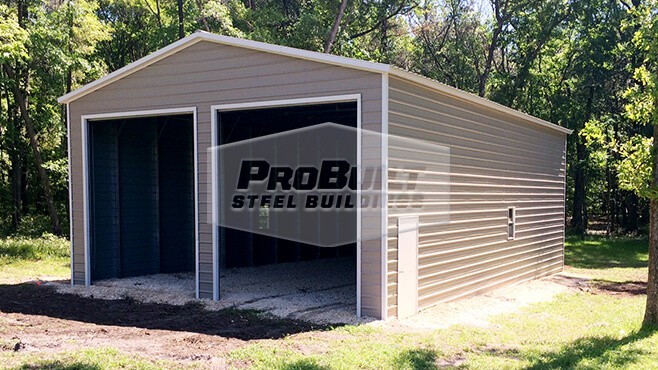 24x51 Vertical Roof RV Garage