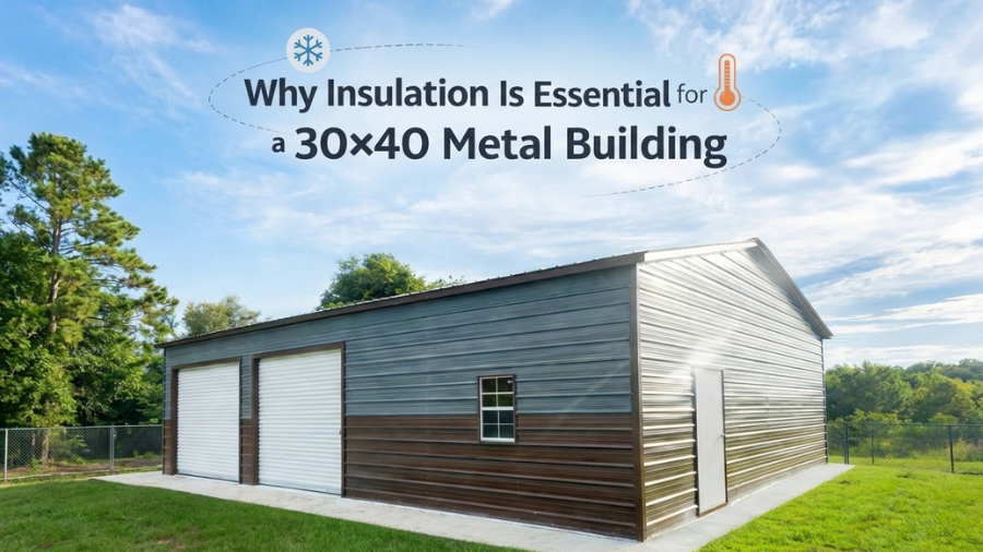 thumbnail-Why Insulation Is Essential for a 30×40 Metal Building