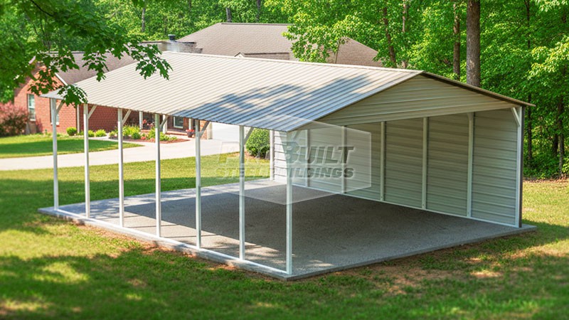 24x30 Vertical Roof RV Cover