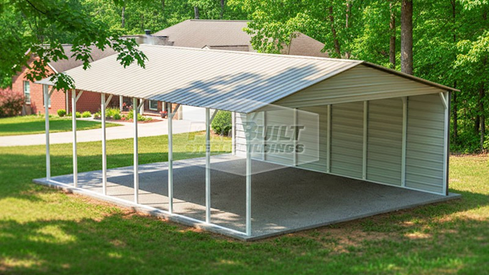 24x30 Vertical Roof RV Cover