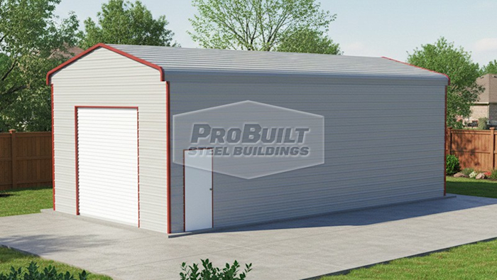 18x35 Steel Garage