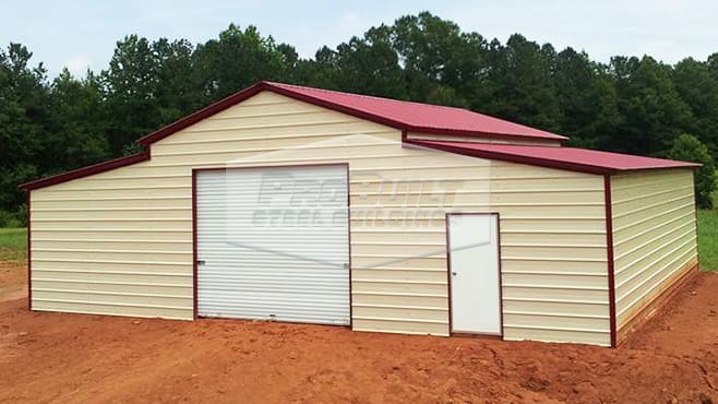 40x30 Fully Enclosed A-Frame Barn