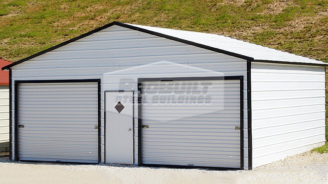 28x25 Metal Garage