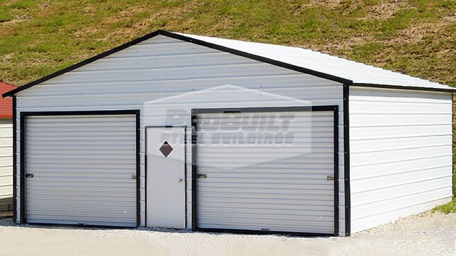 28x25 Metal Garage