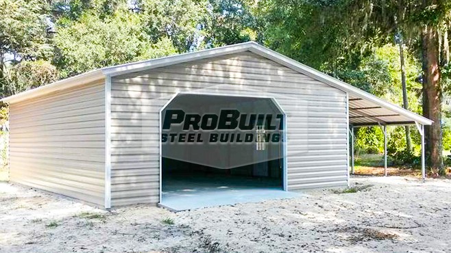 24x30 Metal Garage
