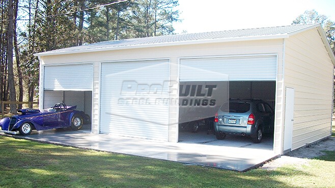 Three Car Side-entry Garages