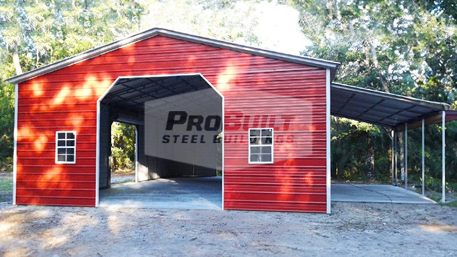 Steel Garages - Buy Customizable Prefab Metal Garage Buildings Online ...