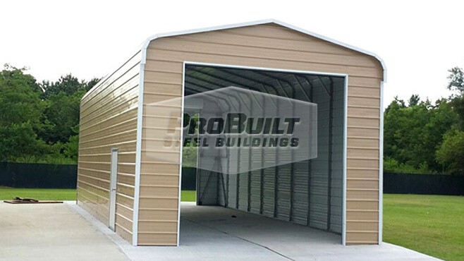 18x51 Regular Roof RV Garage