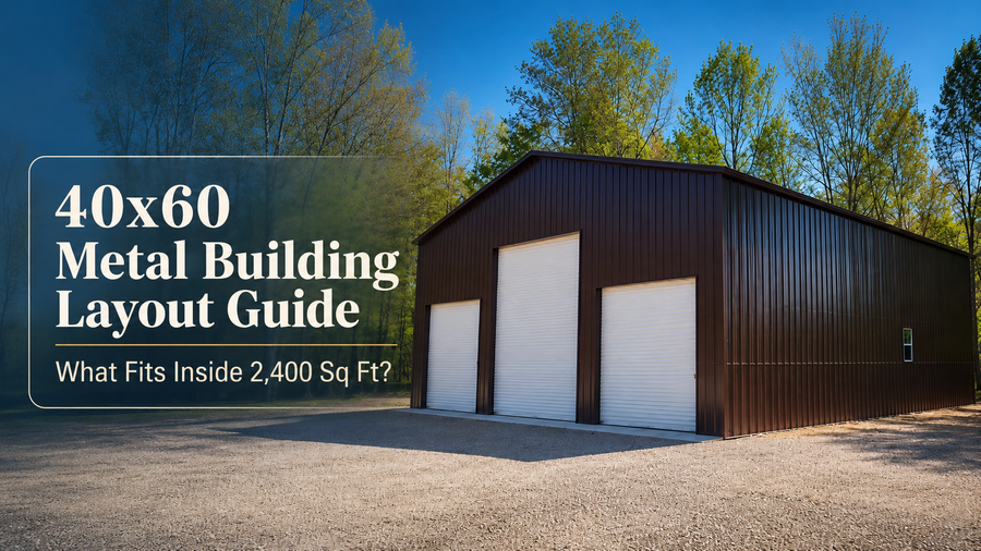 thumbnail for 40x60 Metal Building Layout Guide: What Fits Inside 2,400 Sq Ft?