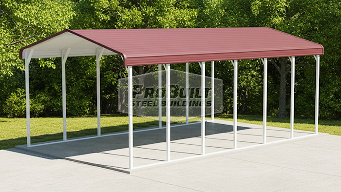 18x30 Regular Roof Carport