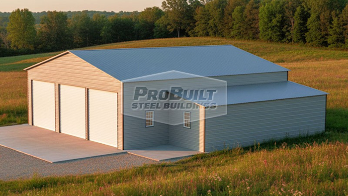 45x40 Vertical Roof Barn