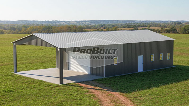 Util Building Steel Utility Buildings - Carport Garage Combo Buildings Prices and Sizes