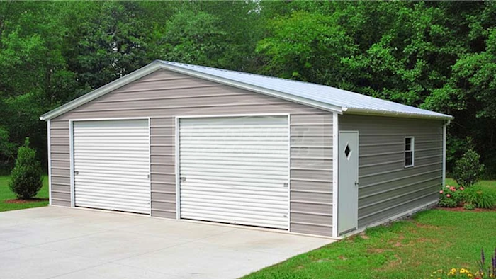 30x31 Vertical Roof Garage