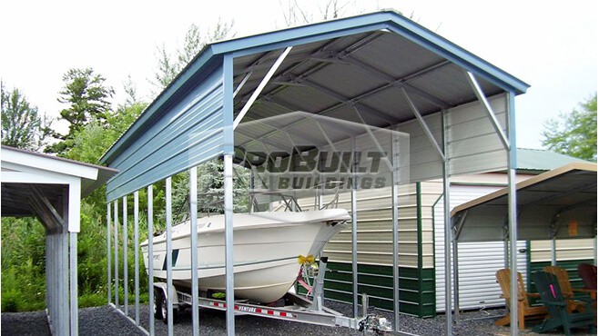 related image - 12x36 Vertical Roof RV Carport
