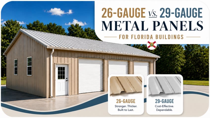 thumbnail-26-Gauge vs. 29-Gauge Metal Buildings in Florida: Which Should You Choose?